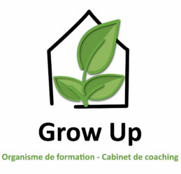 Cette image représente le logo de Grow Up